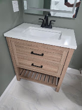Vanity & faucet install