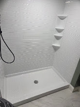 Custom shower install